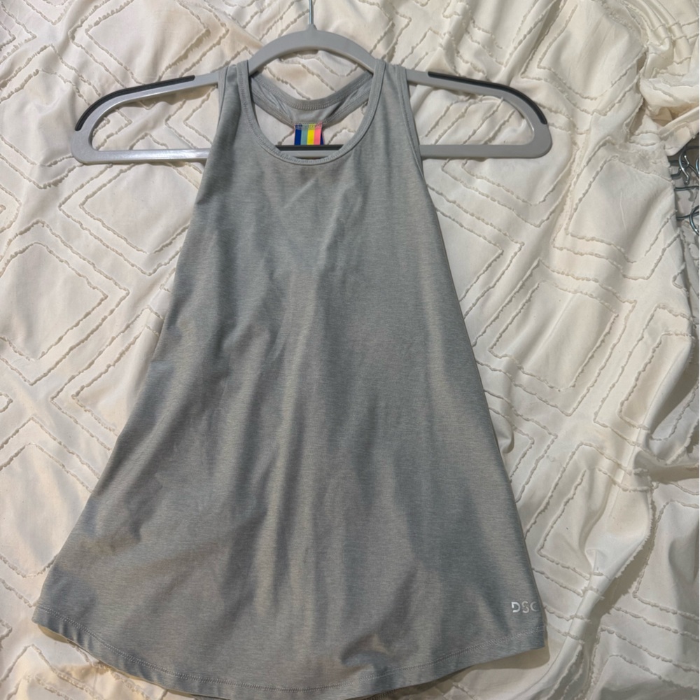 Gray Sleeveless Top